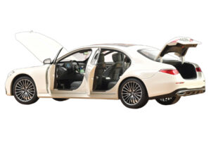 Mercedes S-Class W223 AMG Line Bianco Norev 1:18 183807 Pressofusione — immagine 2 di 3