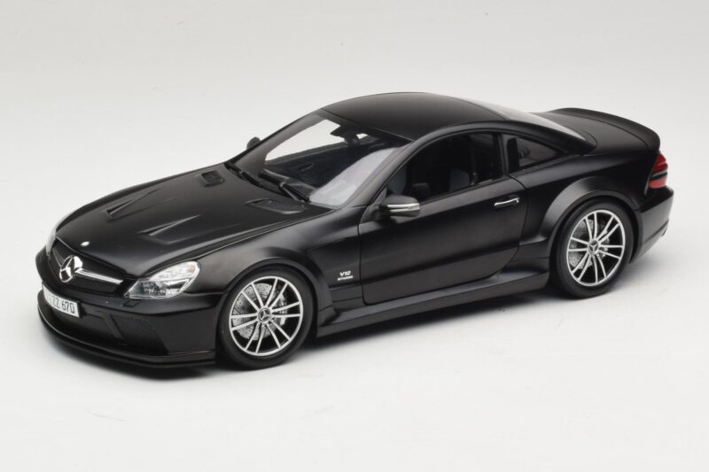Mercedes SL65 AMG R230 Black Series Matt Black Minichamps 1:18 100038121 Pressofusione