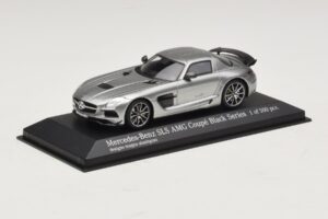 Mercedes SLS AMG C197 Black Series Grigio Metallizzato Minichamps 1:43 437033024 Pressofusione — immagine 2 di 4