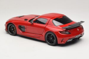 Mercedes SLS AMG C197 Black Series Rosso Minichamps 1:18 110033022 Pressofusione — immagine 7 di 8