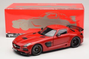 Mercedes SLS AMG C197 Black Series Rosso Minichamps 1:18 110033022 Pressofusione — immagine 8 di 8