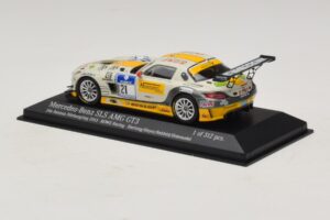 Mercedes SLS AMG GT3 #21 Rowe Racing Hartung / Heyer Nurburgring 24 Hours 2013 Minichamps 1:43 410133221 Pressofusione — immagine 3 di 4