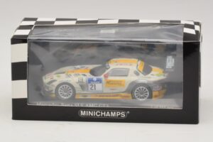 Mercedes SLS AMG GT3 #21 Rowe Racing Hartung / Heyer Nurburgring 24 Hours 2013 Minichamps 1:43 410133221 Pressofusione — immagine 4 di 4