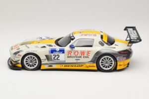 Mercedes SLS AMG GT3 #22 Graf / Jager Rowe Racing 24 Hours of Nurburgring 2013 Minichamps 1:18 151133122 Pressofusione — immagine 3 di 6