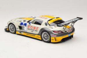 Mercedes SLS AMG GT3 #22 Graf / Jager Rowe Racing 24 Hours of Nurburgring 2013 Minichamps 1:18 151133122 Pressofusione — immagine 5 di 6