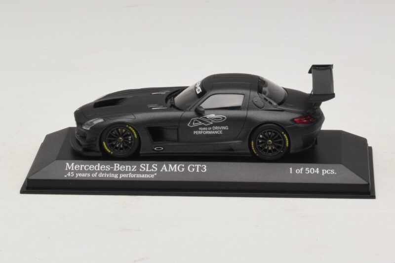 Mercedes SLS AMG GT3 45 Years of Driving Performance Nero Minichamps 1:43 Mercedes SLS AMG GT3 45 Years of Driving Performance Nero Minichamps 1:43 410133200 Pressofusione