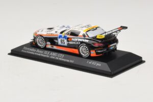 Mercedes SLS AMG GT3 #65 Hankook 24 Hours of Nurburgring 2012 Minichamps 1:43 437123265 Pressofusione — immagine 3 di 4
