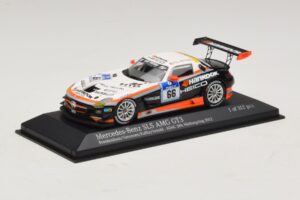 Mercedes SLS AMG GT3 #66 Hankook C. Frankenhout / Simonsen 24 Hours of Nurburgring 2012 Minichamps 1:43 437123266 Pressofusio — immagine 2 di 4