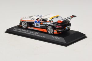 Mercedes SLS AMG GT3 #66 Hankook C. Frankenhout / Simonsen 24 Hours of Nurburgring 2012 Minichamps 1:43 437123266 Pressofusio — immagine 3 di 4