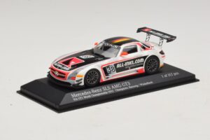Mercedes SLS AMG GT3 All-Inkl.com #38 FIA GT1 World Championship 2012 Champions Minichamps 1:43 410123238 Pressofusione — immagine 2 di 4