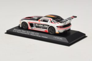 Mercedes SLS AMG GT3 All-Inkl.com #38 FIA GT1 World Championship 2012 Champions Minichamps 1:43 410123238 Pressofusione — immagine 3 di 4