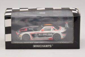 Mercedes SLS AMG GT3 All-Inkl.com #38 FIA GT1 World Championship 2012 Champions Minichamps 1:43 410123238 Pressofusione — immagine 4 di 4