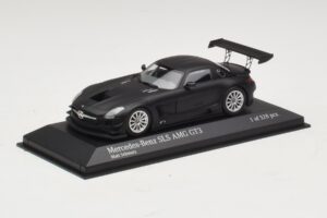 Mercedes SLS AMG GT3 Nero Opaco Minichamps 1:43 410113200 Pressofusione — immagine 2 di 4