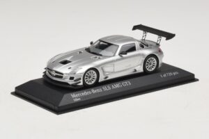 Mercedes SLS AMG GT3 Argento Minichamps 1:43 410113202 Pressofusione — immagine 2 di 4