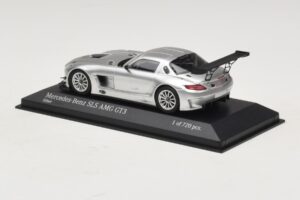 Mercedes SLS AMG GT3 Argento Minichamps 1:43 410113202 Pressofusione — immagine 3 di 4