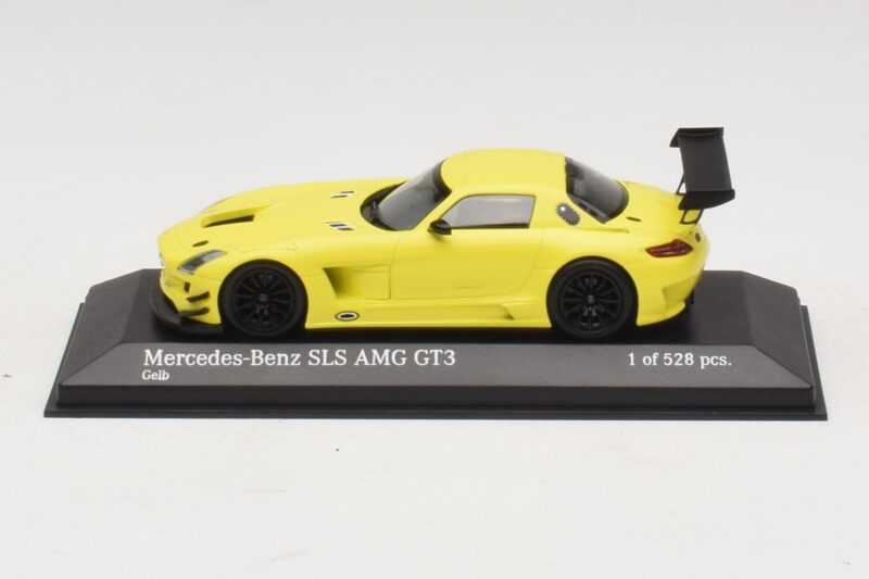 Mercedes SLS AMG GT3 Giallo Minichamps 1:43 410113201 Pressofusione