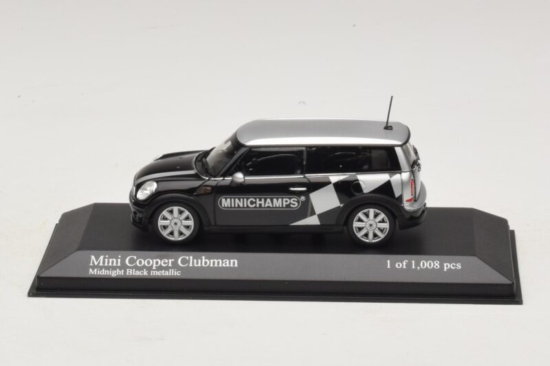 Mini Cooper Clubman R55 Nero Metallizzato Minichamps 1:43 431138672 Pressofusione