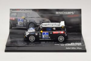 Mini Cooper Dörr Motorsport #139 Hahn / Holoch 24 Hours of Nürburgring 2011 Minichamps 1:43 437112139 Pressofusione