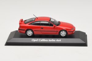 Opel Calibra Turbo 4x4 Rosso Maxichamps 1:43 940045721 Pressofusione