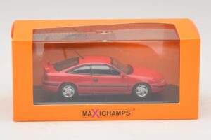 Opel Calibra Turbo 4x4 Rosso Maxichamps 1:43 940045721 Pressofusione — immagine 4 di 4