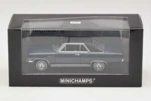 Opel Diplomat A V8 Coupe Blu Scuro Minichamps 1:43 400048021 Pressofusione — immagine 4 di 4