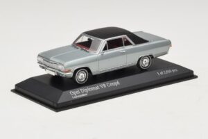 Opel Diplomat A V8 Coupe Argento Minichamps 1:43 400048020 Pressofusione — immagine 2 di 4