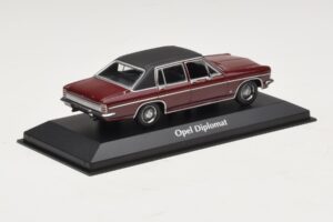 Opel Diplomat B Rosso Scuro Maxichamps 1:43 940046071 Pressofusione — immagine 2 di 4