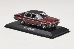 Opel Diplomat B Rosso Scuro Maxichamps 1:43 940046071 Pressofusione — immagine 3 di 4