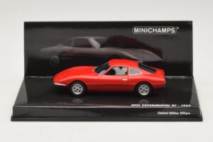Opel Experimental GT Rosso Minichamps 1:43 437045020 Pressofusione