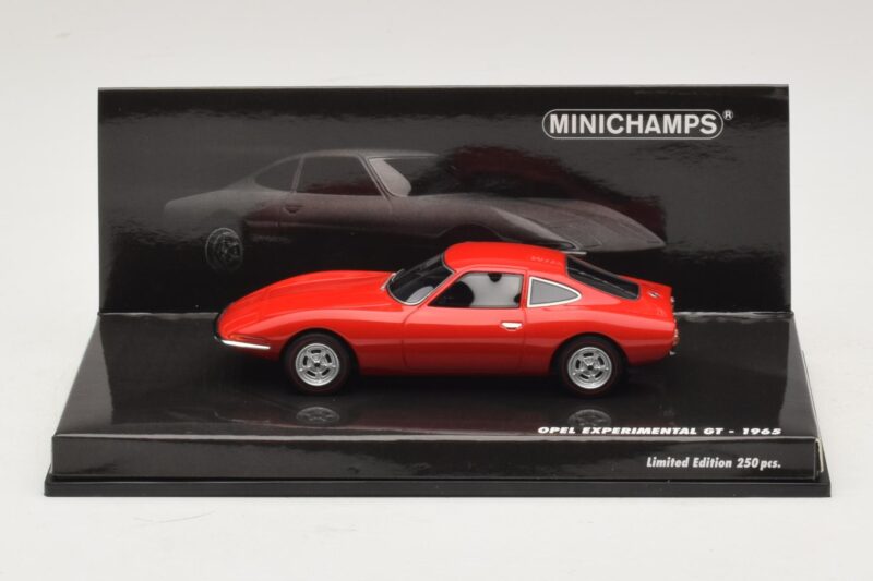 Opel Experimental GT Rosso Minichamps 1:43 437045020 Pressofusione