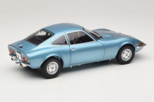 Opel GT Blue Metallic Minichamps 1:18 180049030 Pressofusione — immagine 3 di 8