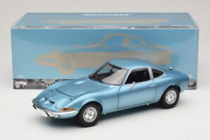 Opel GT Blue Metallic Minichamps 1:18 180049030 Pressofusione — immagine 8 di 8