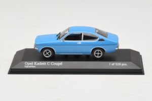 Opel Kadett C Coupe Blu Minichamps 1:43 430045628 Pressofusione
