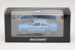 Opel Kadett C Coupe Blu Minichamps 1:43 430045628 Pressofusione — immagine 4 di 4