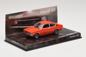 Opel Kadett C Coupé Presentazione IAA Frankfurt Rosso Minichamps 1:43 436045620 Pressofusione — immagine 2 di 4