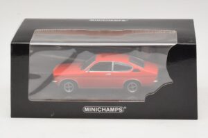 Opel Kadett C Coupé Presentazione IAA Frankfurt Rosso Minichamps 1:43 436045620 Pressofusione — immagine 4 di 4