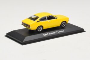 Opel Kadett C Coupe Giallo Maxichamps 1:43 940045620 Pressofusione — immagine 2 di 4
