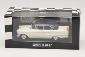 Opel Kapitan A Bianco Minichamps 1:43 400048000 Pressofusione — immagine 4 di 4