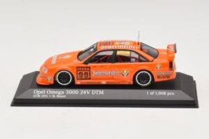 Opel Omega 3000 24V #99 Jägermeister M. Reuter DTM 1991 Minichamps 1:43 400914499 Pressofusione