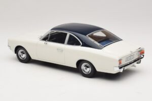 Opel Rekord C Coupé Bianco Blu Minichamps 1:18 107047021 Resina — immagine 5 di 6
