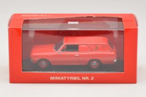 Opel Rekord Caravan Norwegian Post Minichamps 1:43 433046195 Pressofusione — immagine 4 di 4