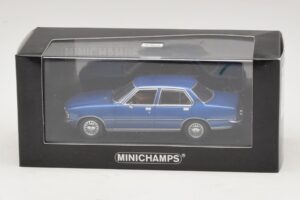 Opel Rekord D Blu Metallizzato Minichamps 1:43 400044002 Pressofusione — immagine 4 di 4