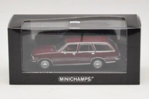 Opel Rekord D Caravan Rosso Minichamps 1:43 400044012 Pressofusione — immagine 4 di 4