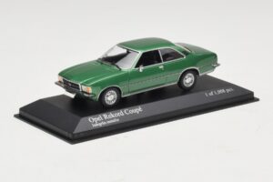 Opel Rekord D Coupé Verde Metallizzato Minichamps 1:43 400044022 Pressofusione — immagine 2 di 4