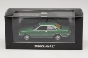 Opel Rekord D Coupé Verde Metallizzato Minichamps 1:43 400044022 Pressofusione — immagine 4 di 4