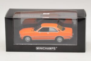 Opel Rekord D Coupé Arancione Minichamps 1:43 400044024 Pressofusione — immagine 4 di 4