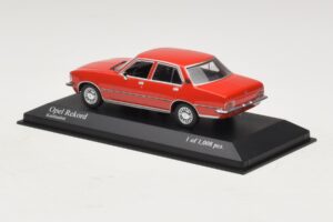 Opel Rekord D Rosso Minichamps 1:43 400044004 Pressofusione — immagine 3 di 4