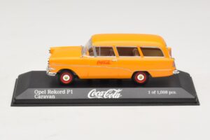 Opel Rekord P1 Caravan Coca-Cola Minichamps 1:43 430043270 Pressofusione