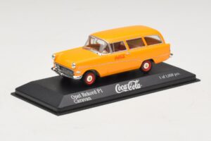 Opel Rekord P1 Caravan Coca-Cola Minichamps 1:43 430043270 Pressofusione — immagine 2 di 4