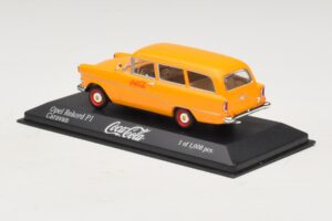 Opel Rekord P1 Caravan Coca-Cola Minichamps 1:43 430043270 Pressofusione — immagine 3 di 4